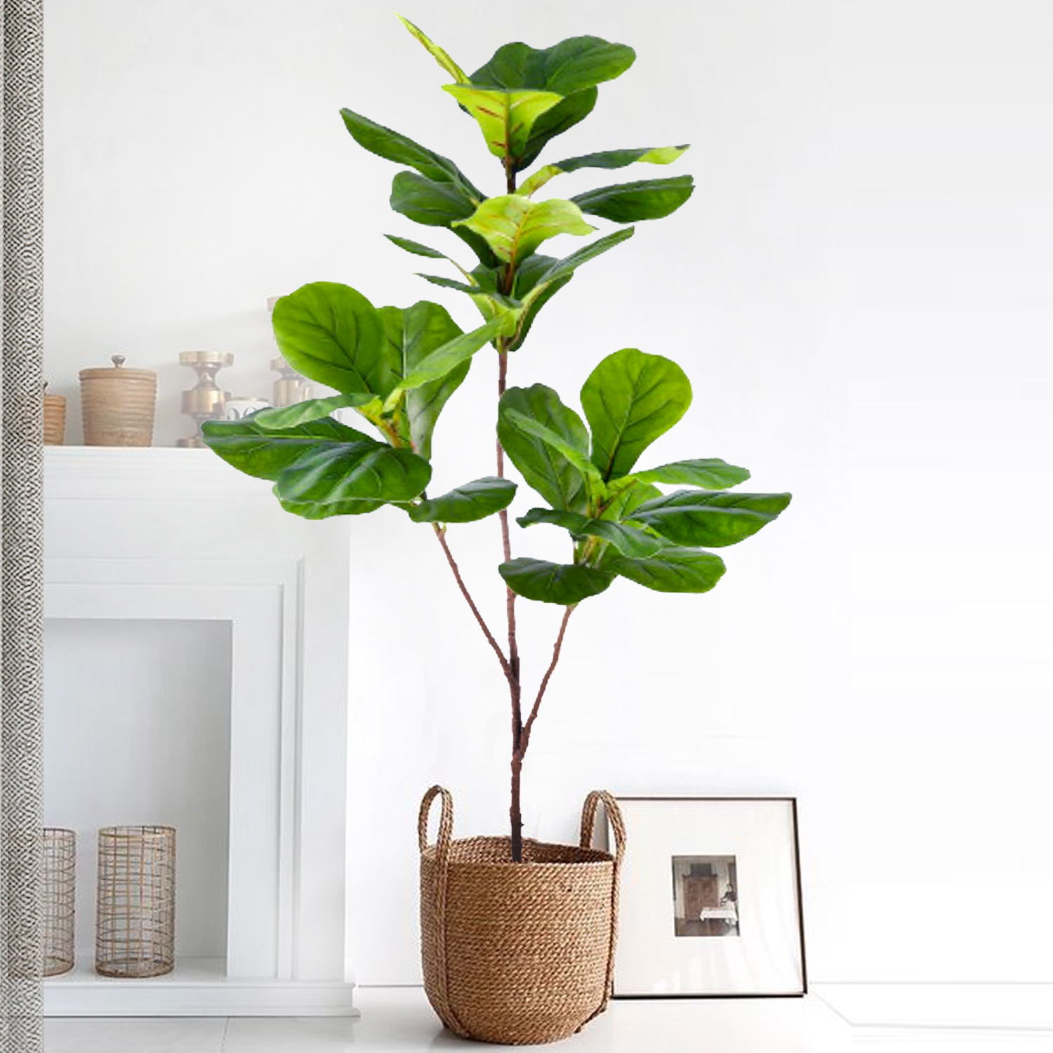 Ficus Lyrata Tree - 45-135cm Artificial Fiddle Leaf Fig Tree