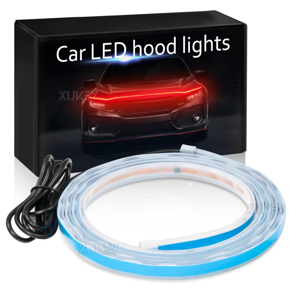 Aglaonema Red - Led Car Hood Lights Strip White