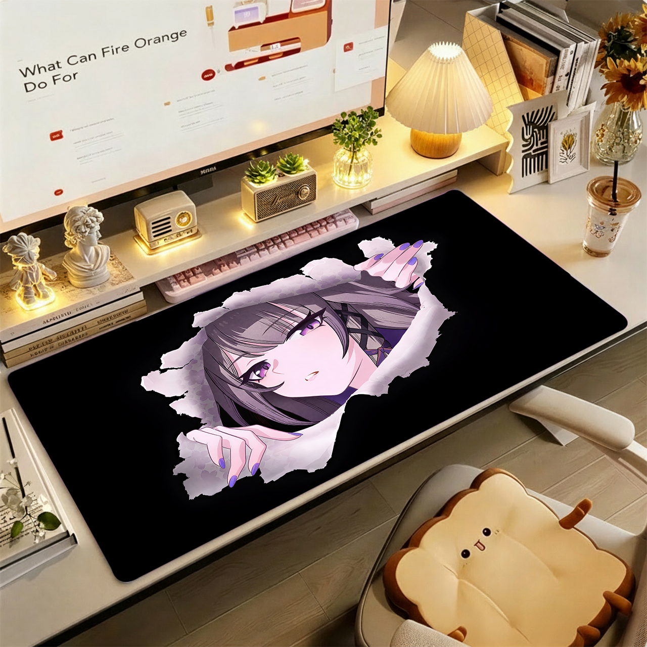 Gaming Mouse Pad,Large Extende - Tradescantia Purple ulasan dan harga