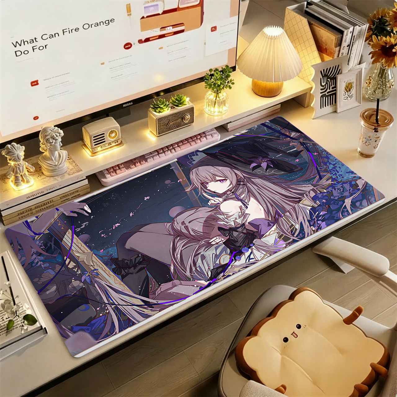 Gaming Mouse Pad,Large Extende - Tradescantia Purple ulasan dan harga