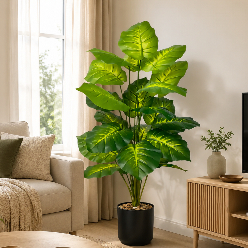 85cm Artificial Pothos Plants  - Ficus Lyrata Tree ulasan dan harga