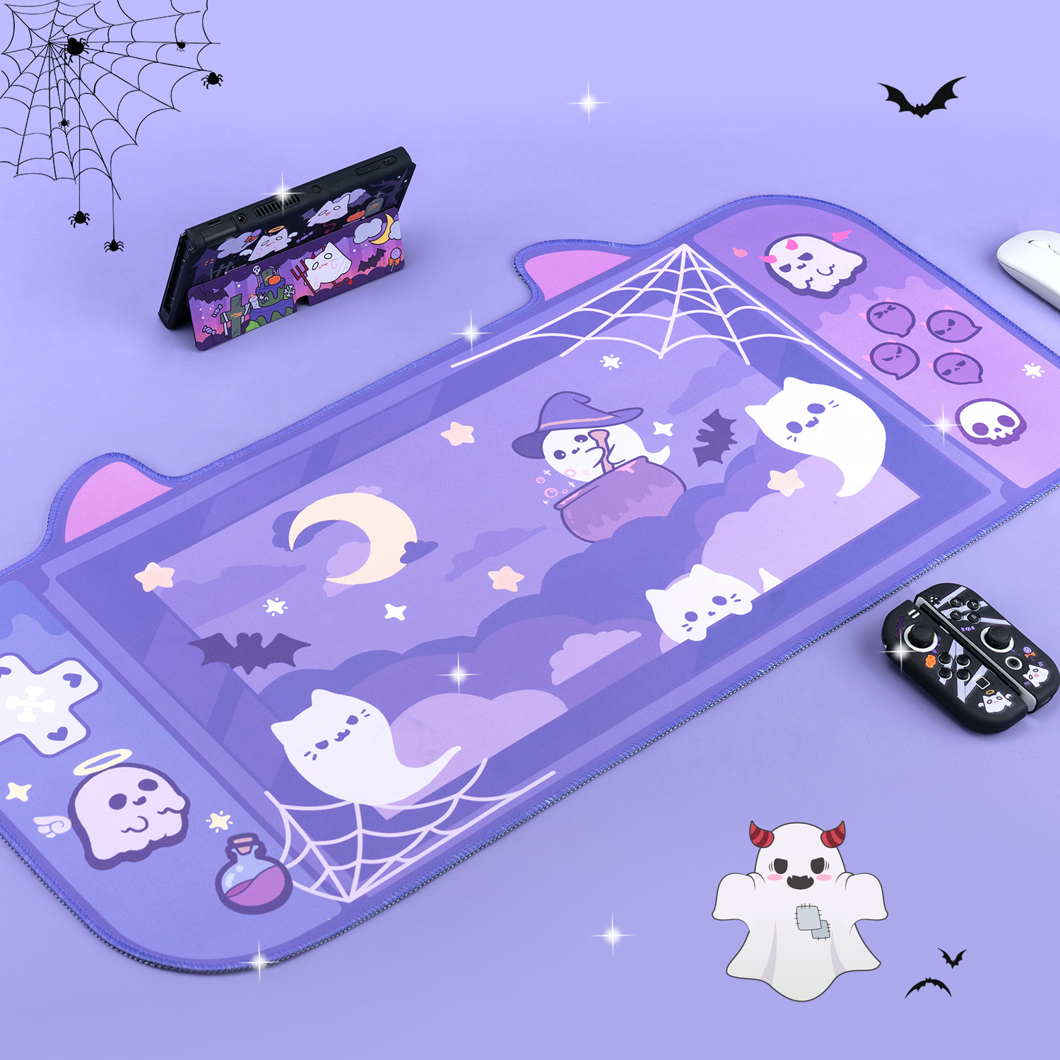 Kawaii Animals Desktop Keyboar - Tradescantia Purple ulasan dan harga