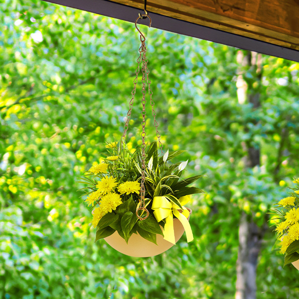 2Pcs Iron Hanging Flower Pots  - Spider Plant Hanging ulasan dan harga