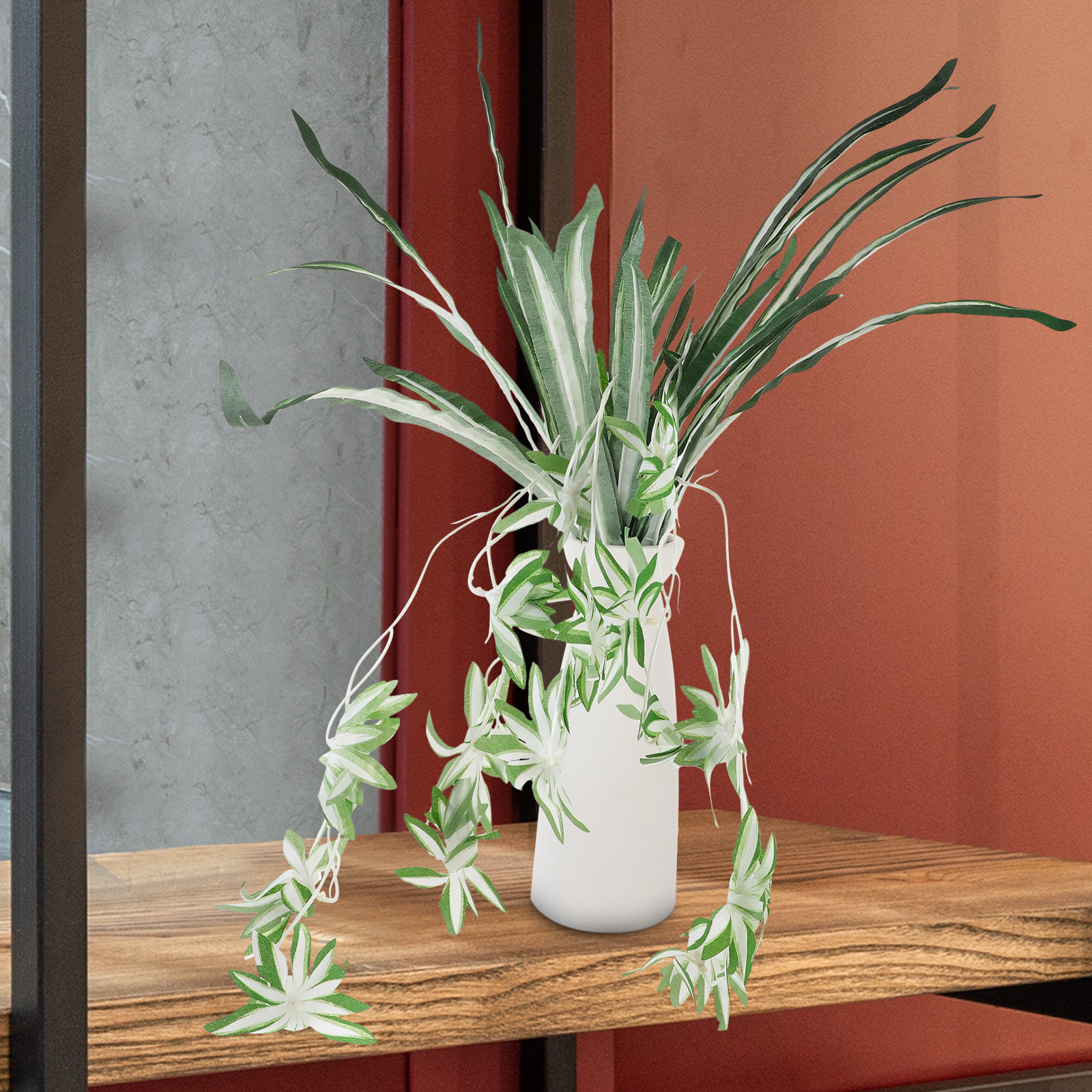 Artificial Hanging Spider Plan - Spider Plant Hanging ulasan dan harga