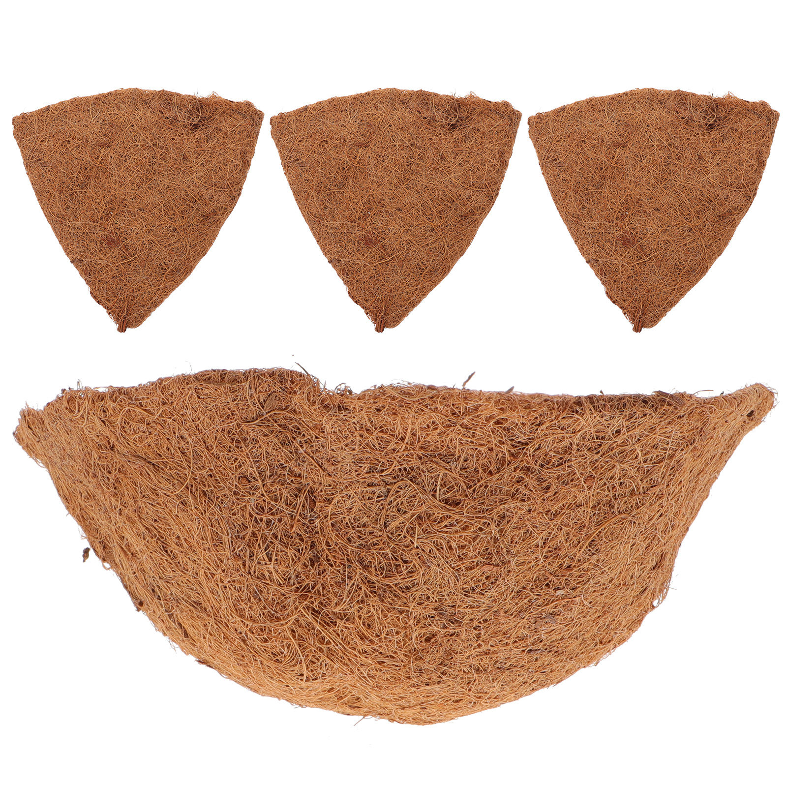 4Pcs Coir Liner for Hanging Ba - Spider Plant Hanging ulasan dan harga